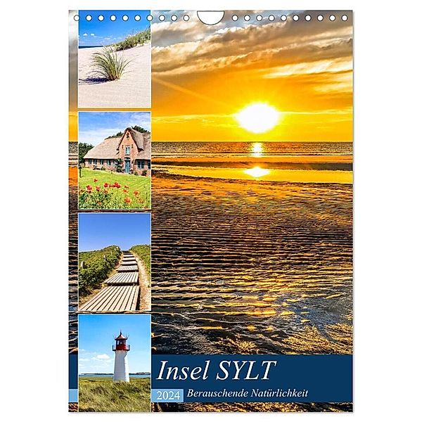 INSEL SYLT, Berauschende Natürlichkeit (Wandkalender 2024 DIN A4 hoch), CALVENDO Monatskalender, Andrea Dreegmeyer