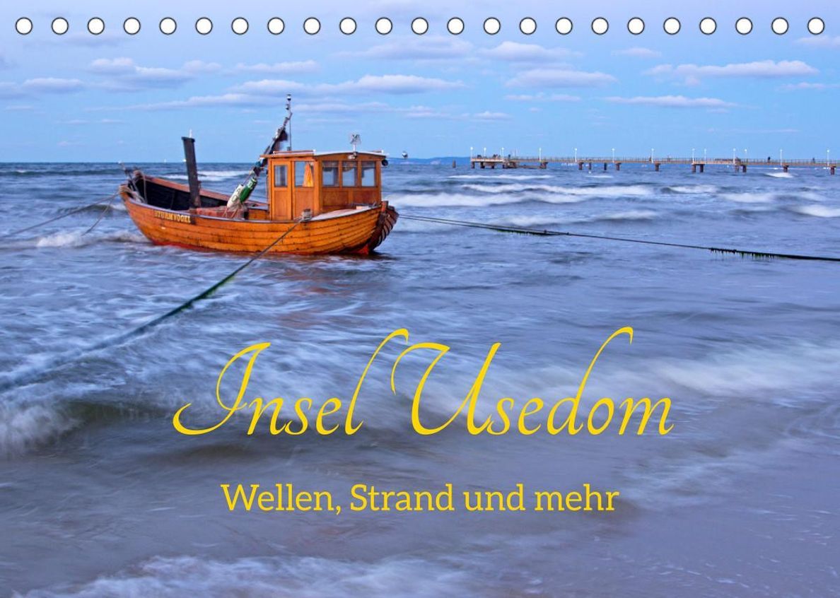Insel Usedom - Wellen, Strand und mehr Tischkalender 2023 DIN A5 quer -  Kalender bestellen