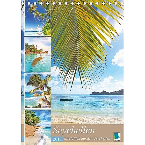 Inselglück auf den Seychellen (Tischkalender 2017 DIN A5 hoch), CALVENDO