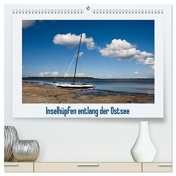 Inselhüpfen entlang der Ostsee (hochwertiger Premium Wandkalender 2024 DIN A2 quer), Kunstdruck in Hochglanz, Klaus Prediger, Rosemarie Prediger