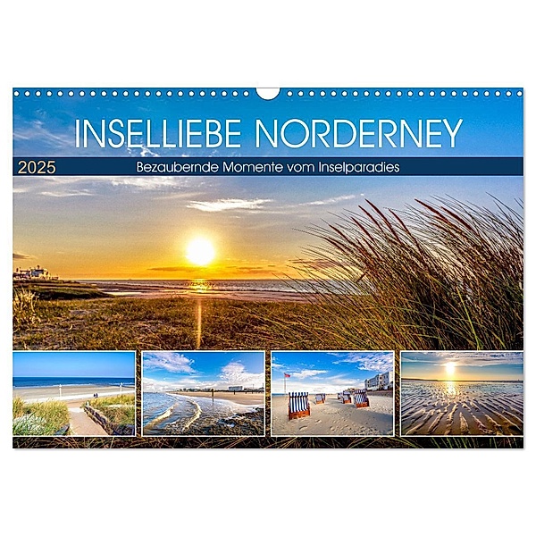 INSELLIEBE NORDERNEY (Wandkalender 2025 DIN A3 quer), CALVENDO Monatskalender, Calvendo, Andrea Dreegmeyer