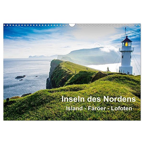 Inseln Des Nordens (Wandkalender 2025 DIN A3 quer), CALVENDO Monatskalender, Calvendo, Sören Gelbe-Haussen