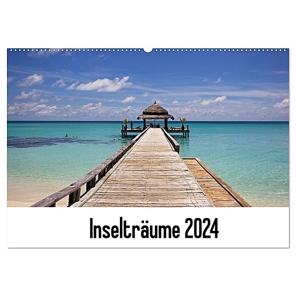 Inselträume 2024 (Wandkalender 2024 DIN A2 quer), CALVENDO Monatskalender, Henrik Päch