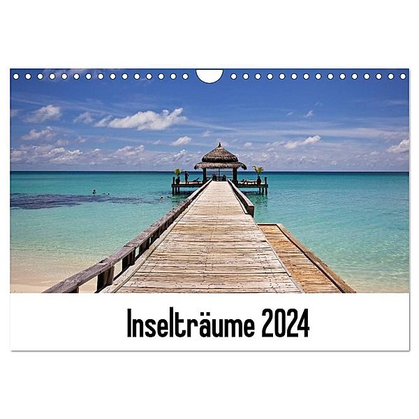 Inselträume 2024 (Wandkalender 2024 DIN A4 quer), CALVENDO Monatskalender, Henrik Päch