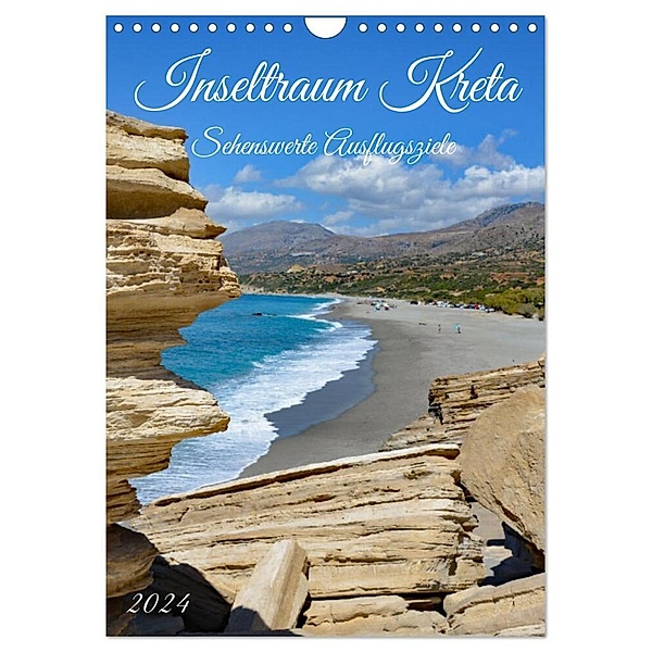 Inseltraum Kreta - Sehenswerte Ausflugsziele (Wandkalender 2024 DIN A4 hoch), CALVENDO Monatskalender, Claudia Kleemann