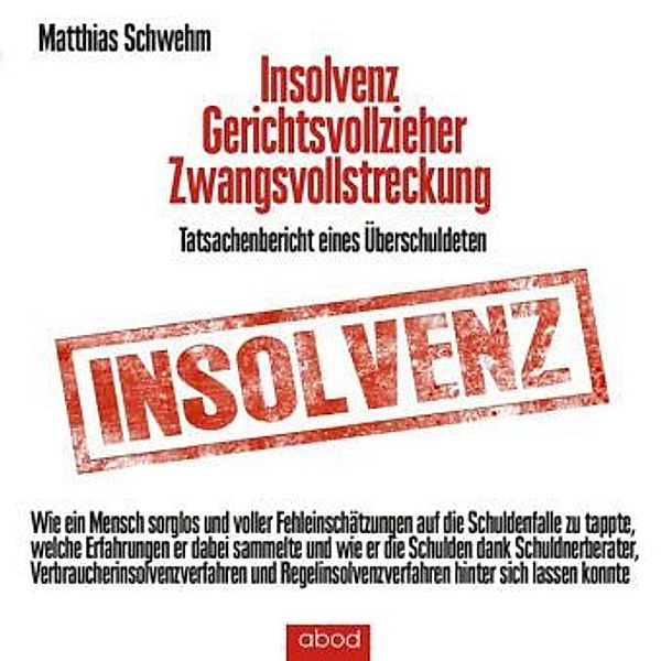 Insolvenz - Gerichtsvollzieher - Zwangsvollstreckung, 1 Audio-CD, Matthias Schwehm