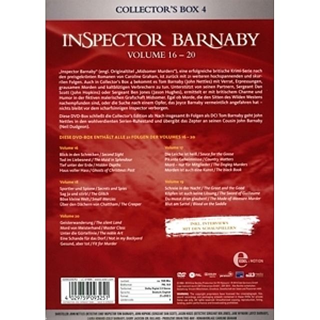 Inspector Barnaby - Collector's Box 4 DVD | Weltbild.de