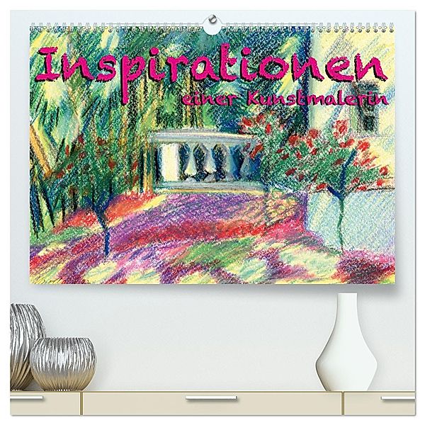 Inspirationen einer Kunstmalerin (hochwertiger Premium Wandkalender 2025 DIN A2 quer), Kunstdruck in Hochglanz, Calvendo, Verena Bolliger