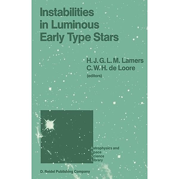 Instabilities in Luminous Early Type Stars / Astrophysics and Space Science Library Bd.136