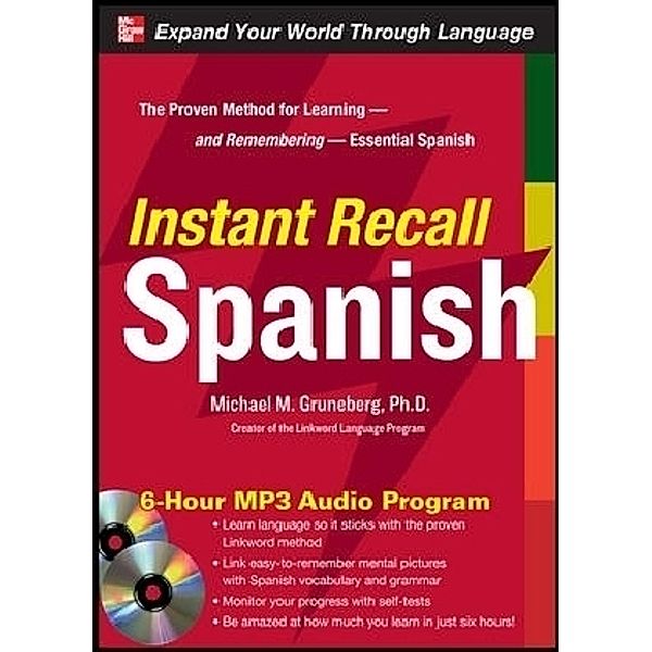 Instant Recall Spanish, 5-Hour MP3 Audio Program, Michael M. Gruneberg