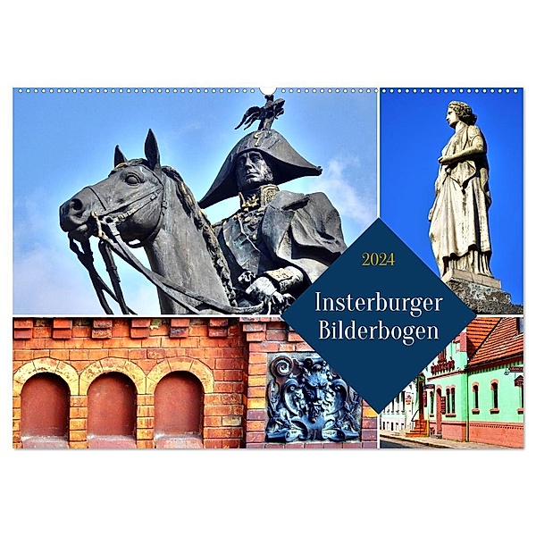 Insterburger Bilderbogen (Wandkalender 2024 DIN A2 quer), CALVENDO Monatskalender, Henning von Löwis of Menar