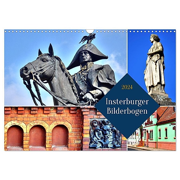 Insterburger Bilderbogen (Wandkalender 2024 DIN A3 quer), CALVENDO Monatskalender, Henning von Löwis of Menar