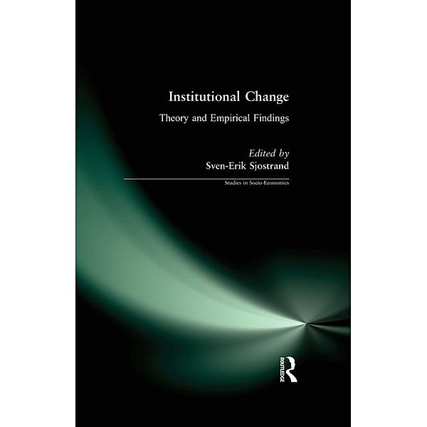 Institutional Change, Sven-Erik Sjostrand