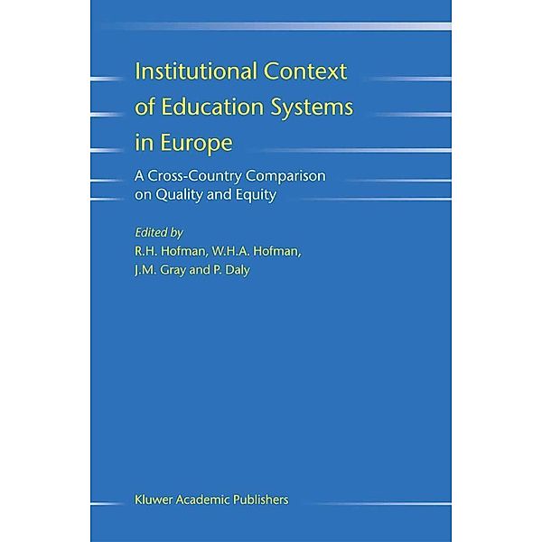 Institutional Context of Education Systems in Europe, P. Daly