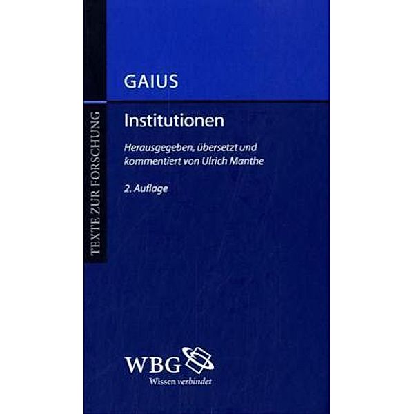 Institutionen, Gaius