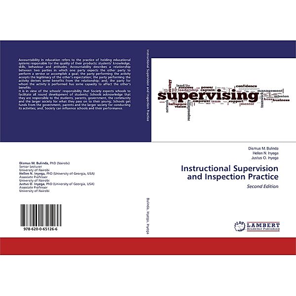 Instructional Supervision and Inspection Practice, Dismus M. Bulinda, Hellen N. Inyega, Justus O. Inyega