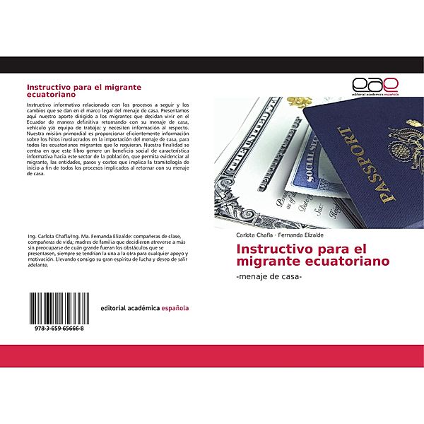 Instructivo para el migrante ecuatoriano, Carlota Chafla, Fernanda Elizalde