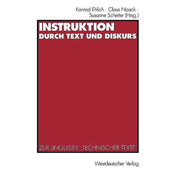 Instruktion durch Text und Diskurs