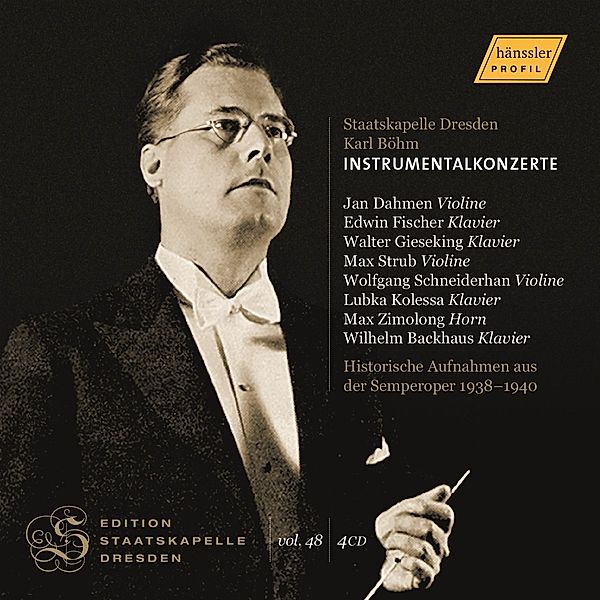 Instrumentalkonzerte, Staatskapelle Dresden, K. Böhm