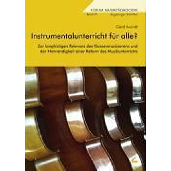 Instrumentalunterricht für alle?, Gerd Arendt