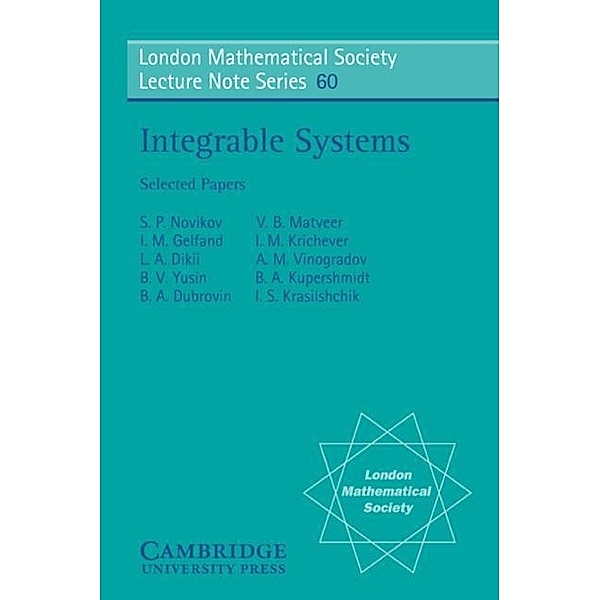 Integrable Systems, I. S. Novikov