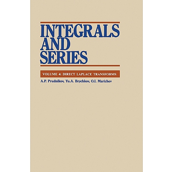 Integrals and Series, A. B Prudnikov