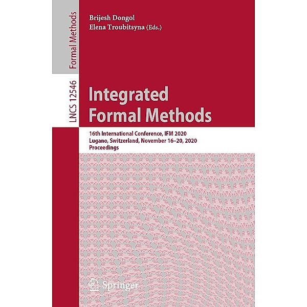 Integrated Formal Methods / Lecture Notes in Computer Science Bd.12546