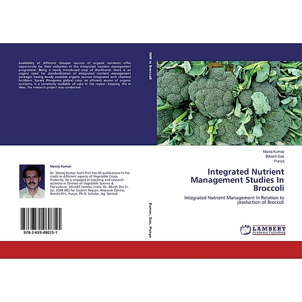Integrated Nutrient Management Studies In Broccoli, Manoj Kumar, Bikash Das, . Punya