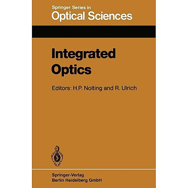 Integrated Optics / Springer Series in Optical Sciences Bd.48