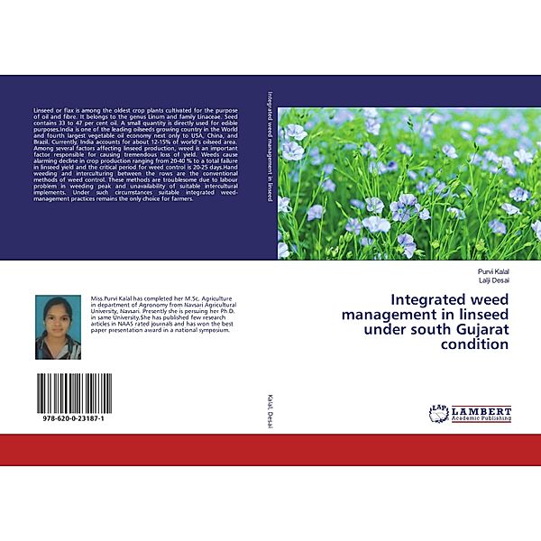 Integrated weed management in linseed under south Gujarat condition, Purvi Kalal, Lalji Desai