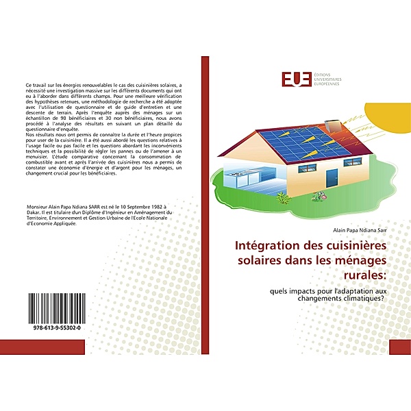 Intégration des cuisinières solaires dans les ménages rurales:, Alain Papa Ndiana Sarr