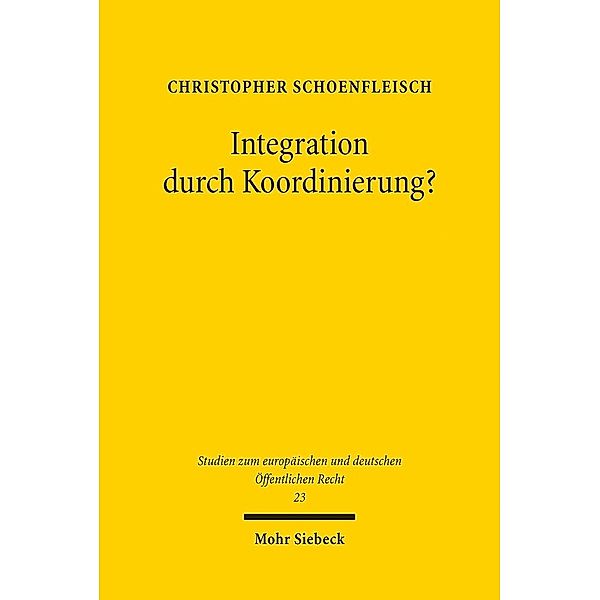 Integration durch Koordinierung?, Christopher Schoenfleisch