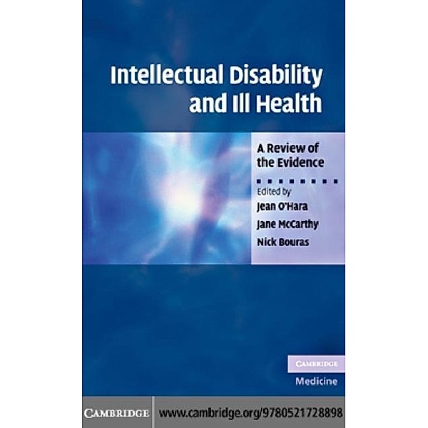 Intellectual Disability and Ill Health, Jean O'Hara