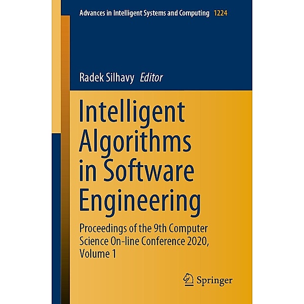 Intelligent Algorithms in Software Engineering / Advances in Intelligent Systems and Computing Bd.1224
