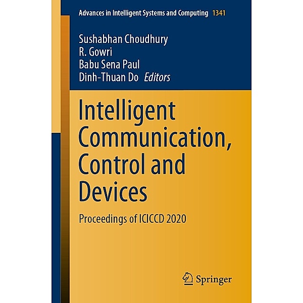 Intelligent Communication, Control and Devices / Advances in Intelligent Systems and Computing Bd.1341