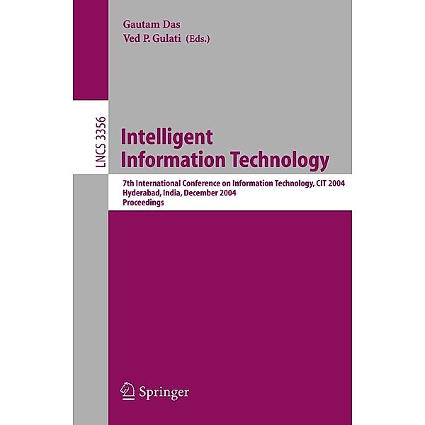 Intelligent Information Technology / Lecture Notes in Computer Science Bd.3356