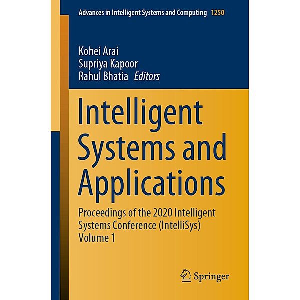 Intelligent Systems and Applications / Advances in Intelligent Systems and Computing Bd.1250