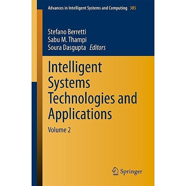 Intelligent Systems Technologies and Applications / Advances in Intelligent Systems and Computing Bd.385