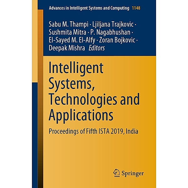 Intelligent Systems, Technologies and Applications / Advances in Intelligent Systems and Computing Bd.1148