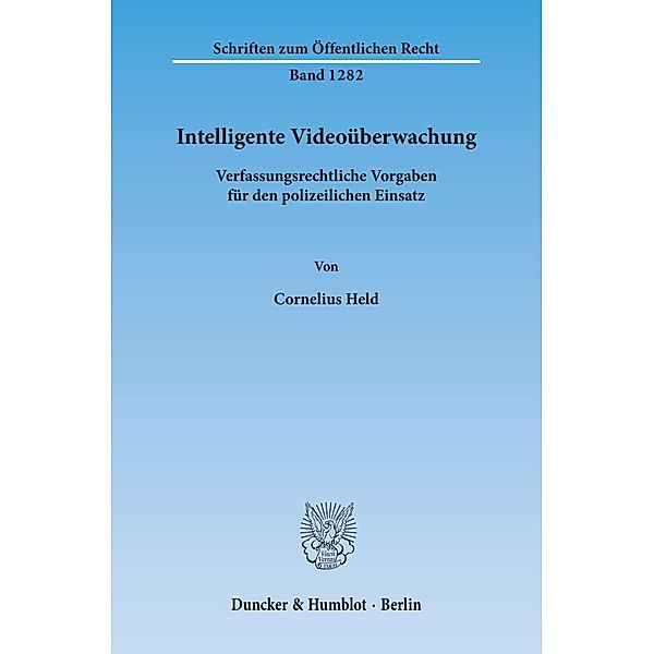 Intelligente Videoüberwachung., Cornelius Held