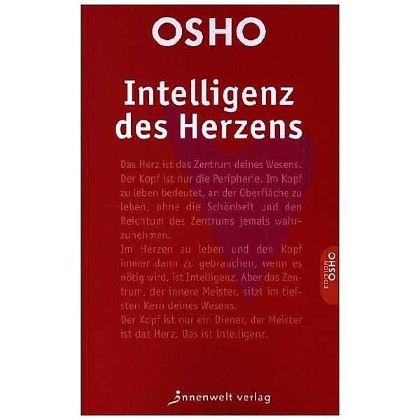 Intelligenz des Herzens, Osho