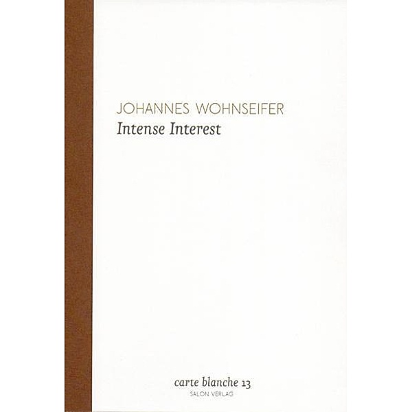 Intense Interest, Johannes Wohnseifer