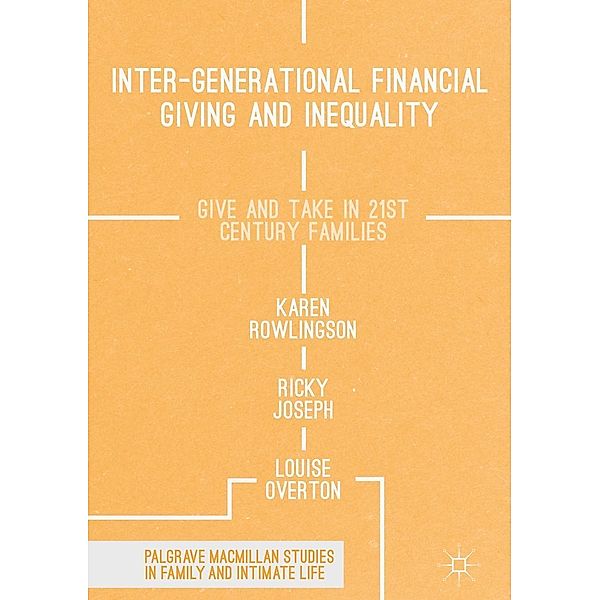 Inter-generational Financial Giving and Inequality / Palgrave Macmillan Studies in Family and Intimate Life, Karen Rowlingson, Ricky Joseph, Louise Overton