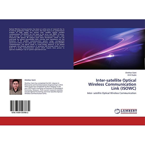 Inter-satellite Optical Wireless Communication Link (ISOWC), Shekhar Saini, Amit Gupta