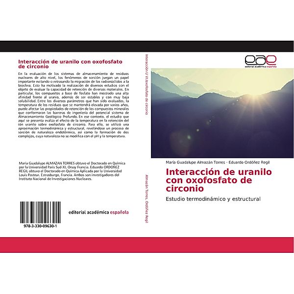 Interacción de uranilo con oxofosfato de circonio, María Guadalupe Almazán Torres, Eduardo Ordoñez Regil