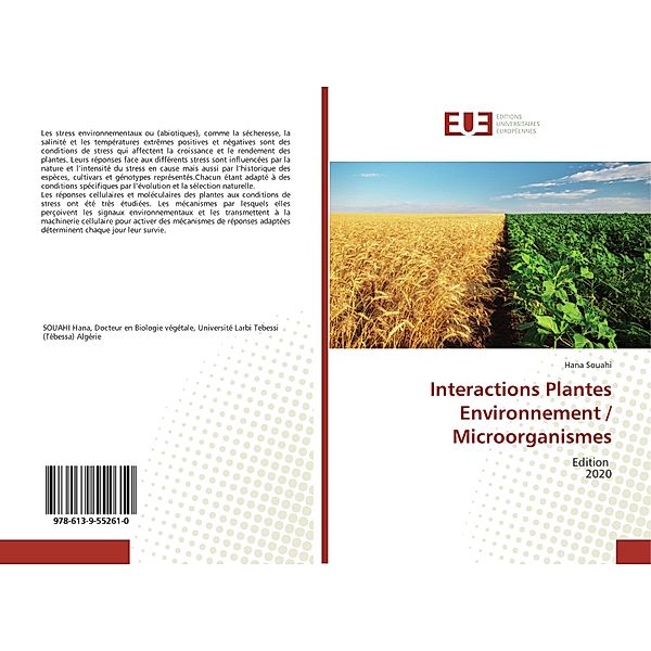 Interactions Plantes Environnement / Microorganismes, Hana Souahi