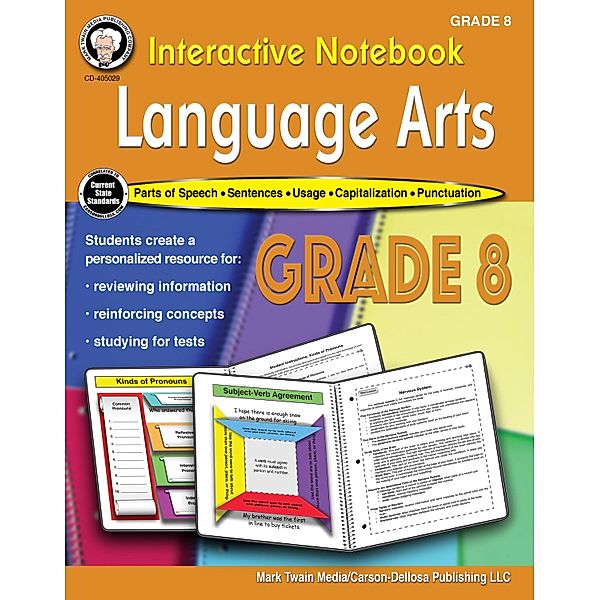 Interactive Notebook: Language Arts Workbook, Grade 8, Schyrlet Cameron