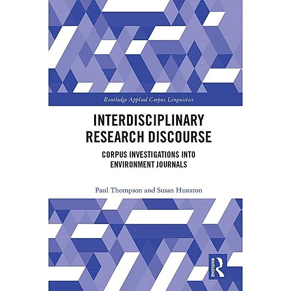 Interdisciplinary Research Discourse, Paul Thompson, Susan Hunston