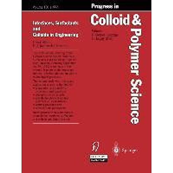 Interfaces, Surfactants and Colloids in Engineering