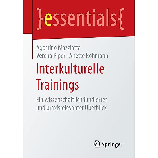 Interkulturelle Trainings / essentials, Agostino Mazziotta, Verena Piper, Anette Rohmann